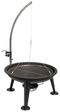 Firefriend Stainless Steel Charcoal BBQ Fire Pit